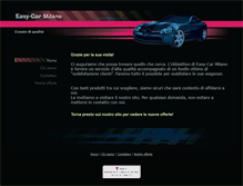 Tablet Screenshot of easy-car-milano.com